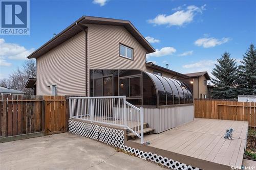 215 La Ronge Road, Saskatoon, SK - Outdoor With Deck Patio Veranda With Exterior