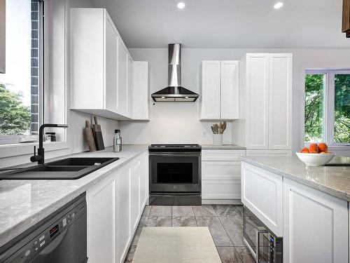 Kitchen - 5280  - 5282 Av. Primot, Longueuil (Saint-Hubert), QC - Indoor Photo Showing Kitchen With Double Sink