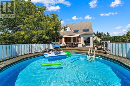 1291 Concession 2 Road, Niagara-On-The-Lake (103 - River), ON - Outdoor With In Ground Pool With Deck Patio Veranda With Backyard