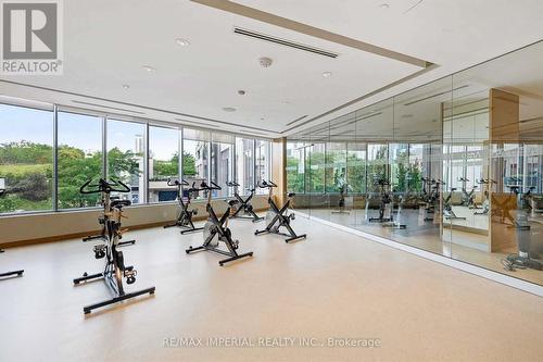 106 - 120 Harrison Garden Boulevard, Toronto, ON - Indoor Photo Showing Gym Room