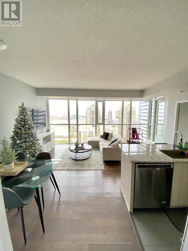 2401 - 4099 Brickstone Mews, Mississauga, ON - Indoor Photo Showing Living Room