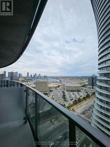 2406 - 60 Absolute Avenue, Mississauga, ON - Outdoor With Balcony With View