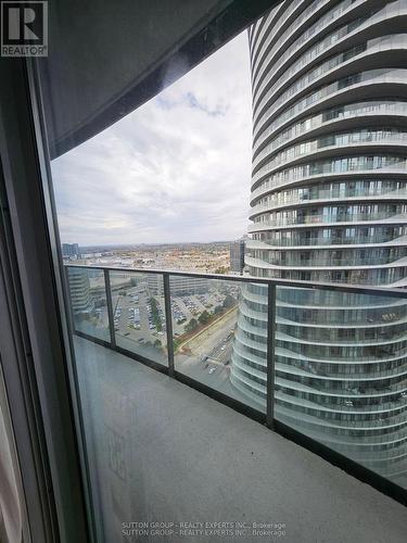 2406 - 60 Absolute Avenue, Mississauga, ON - Outdoor With Balcony