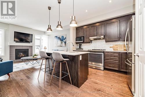 521 Rouncey Road, Ottawa, ON - Indoor Photo Showing Kitchen With Fireplace With Stainless Steel Kitchen With Upgraded Kitchen