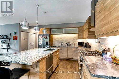 88 Cook Street, Barrie, ON - Indoor Photo Showing Kitchen With Double Sink With Upgraded Kitchen