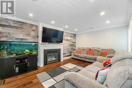 277 Centre Street N, Brampton, ON - Indoor Photo Showing Living Room With Fireplace