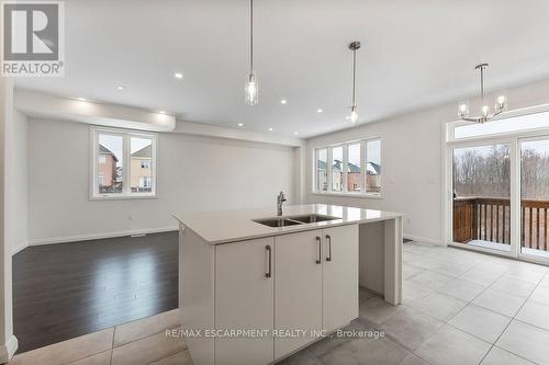 199 Alessio Drive, Hamilton, ON - Indoor Photo Showing Kitchen With Double Sink