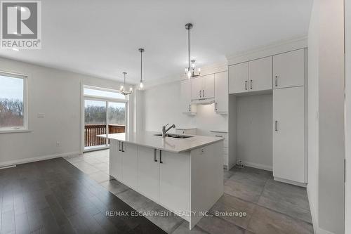 199 Alessio Drive, Hamilton, ON - Indoor Photo Showing Kitchen With Double Sink With Upgraded Kitchen