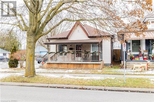 220 Grey Street, Brantford, ON - Outdoor With Deck Patio Veranda With Facade