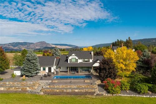 2375 Grantham Road, Kelowna, BC - Outdoor With In Ground Pool With View