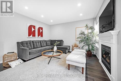 1160 Middlebury Avenue, Oshawa, ON - Indoor Photo Showing Living Room With Fireplace