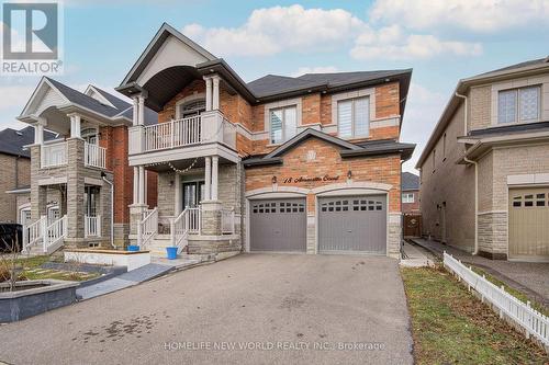 18 Amaretto Court, Brampton, ON - Outdoor With Balcony With Facade