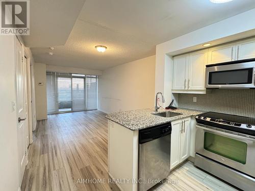 603 - 65 East Liberty Street, Toronto, ON - Indoor Photo Showing Kitchen With Stainless Steel Kitchen