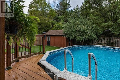 45 Tartan Drive, Haldimand, ON - Outdoor With Above Ground Pool With Backyard