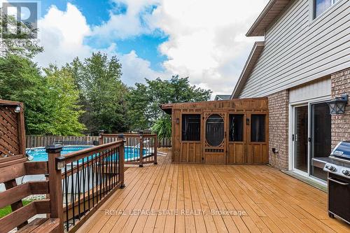 45 Tartan Drive, Haldimand, ON - Outdoor With Above Ground Pool With Exterior