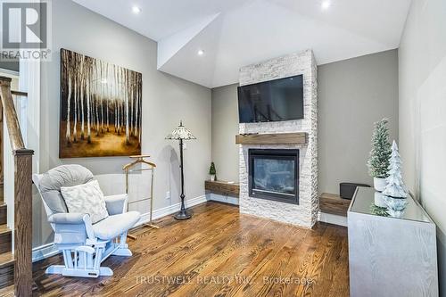 2 Liscombe Road, Toronto, ON - Indoor Photo Showing Living Room With Fireplace