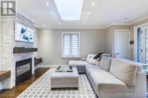 2 Liscombe Road, Toronto, ON - Indoor Photo Showing Living Room With Fireplace