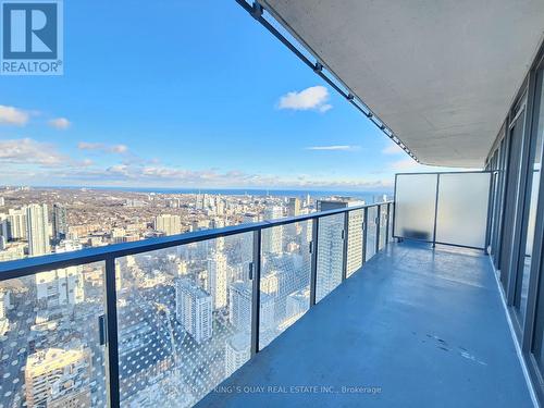 5801 - 11 Wellesley Street W, Toronto, ON - Outdoor With Balcony With View With Exterior