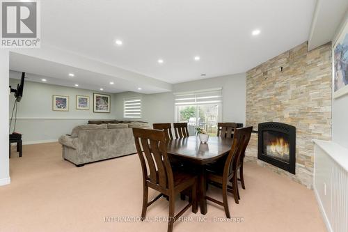 75 Sheffield Street, Southgate, ON - Indoor Photo Showing Dining Room With Fireplace