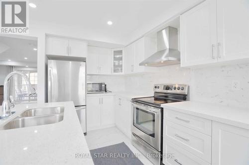 527 Rossland Road E, Ajax, ON - Indoor Photo Showing Kitchen With Stainless Steel Kitchen With Double Sink