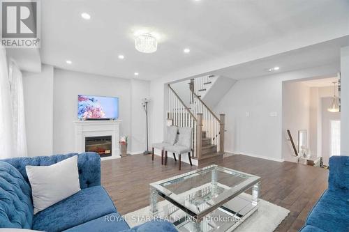 527 Rossland Road E, Ajax, ON - Indoor Photo Showing Living Room With Fireplace