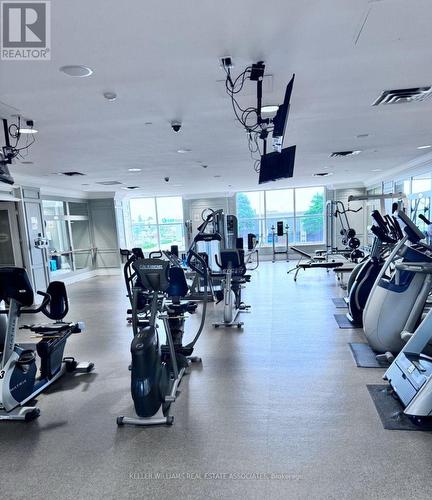 1008 - 35 Kingsbridge Garden Circle, Mississauga, ON - Indoor Photo Showing Gym Room