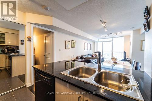 2509 - 5791 Yonge Street, Toronto, ON - Indoor Photo Showing Kitchen With Double Sink