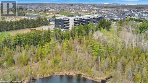 Aerial view with a water view - 525 New Dundee Road Unit# 602, Kitchener, ON - Outdoor With Body Of Water With View