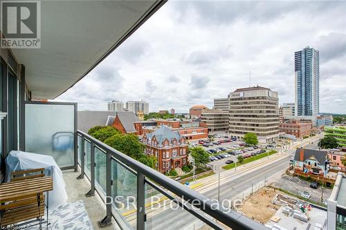 806 - 85 Duke Street W, Kitchener, ON - Outdoor With Balcony With Exterior