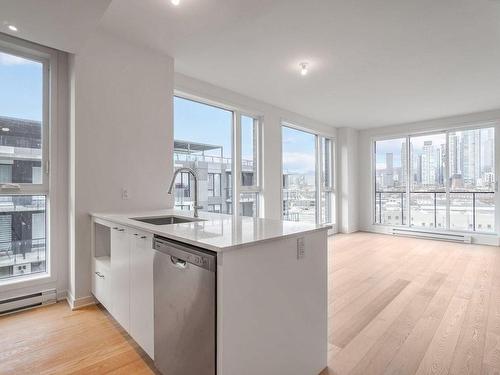 Salon - 821-1485 Rue Des Bassins, Montréal (Le Sud-Ouest), QC - Indoor Photo Showing Kitchen With Upgraded Kitchen