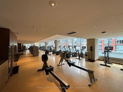 3104-180 University Ave, Toronto, ON - Indoor Photo Showing Gym Room