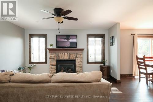 1188 Connaught Drive, Smith-Ennismore-Lakefield, ON - Indoor Photo Showing Living Room With Fireplace