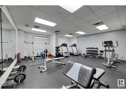 10180 104 St Nw, Edmonton, AB - Indoor Photo Showing Gym Room