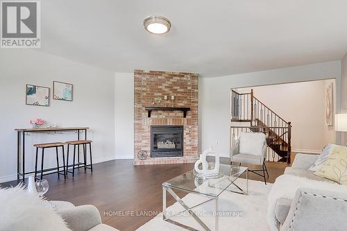 22 Taos Court, Richmond Hill, ON - Indoor Photo Showing Living Room With Fireplace