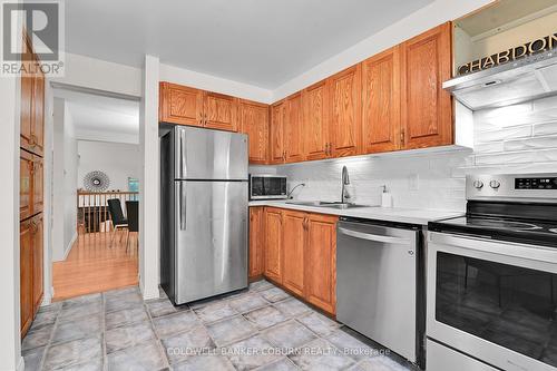 6089 Des Treflieres Gardens, Ottawa, ON - Indoor Photo Showing Kitchen With Double Sink