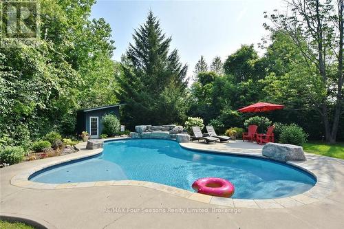 159 Indian Circle, Blue Mountains, ON - Outdoor With In Ground Pool With Backyard