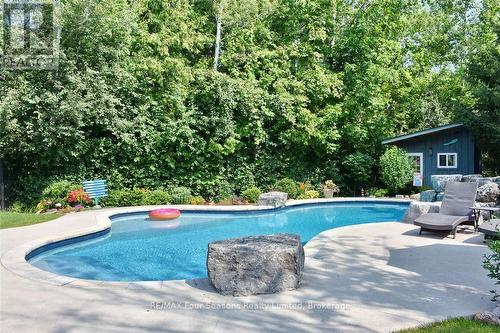 159 Indian Circle, Blue Mountains, ON - Outdoor With In Ground Pool With Backyard