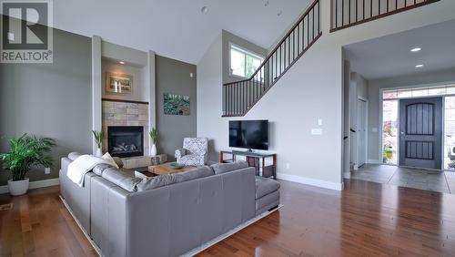 3087 Sageview Road, West Kelowna, BC - Indoor Photo Showing Living Room With Fireplace