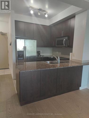 1609 - 18 Holmes Avenue, Toronto, ON - Indoor Photo Showing Kitchen With Double Sink