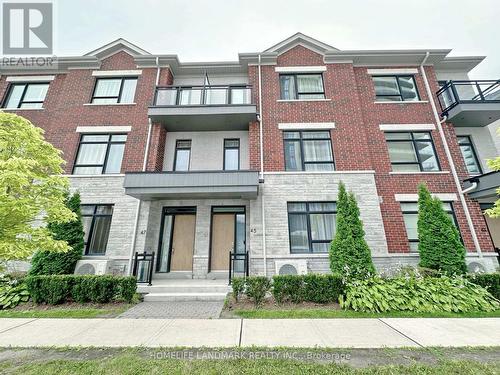 45 Gandhi Lane, Markham, ON - Outdoor With Balcony With Facade