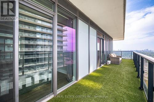 3808 - 56 Annie Craig Drive, Toronto, ON - Outdoor With Balcony With Exterior