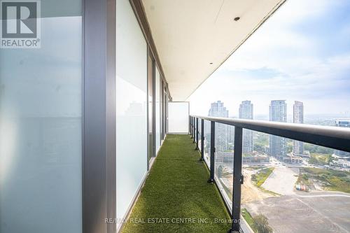 3808 - 56 Annie Craig Drive, Toronto, ON - Outdoor With Balcony With View