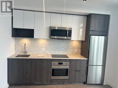 708 - 5 Defries Street, Toronto, ON - Indoor Photo Showing Kitchen With Stainless Steel Kitchen With Upgraded Kitchen