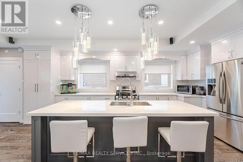 377 Bartley Bull Parkway, Brampton, ON - Indoor Photo Showing Kitchen With Stainless Steel Kitchen With Upgraded Kitchen