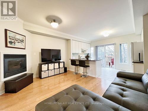 8E Hycrest Avenue, Toronto, ON - Indoor Photo Showing Living Room With Fireplace