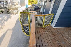 Your access down to the river from your new deck. - 