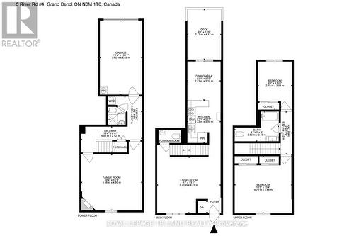 Floor plans as measured by Matterport - 4 - 5 River Road, Lambton Shores (Grand Bend), ON - Other