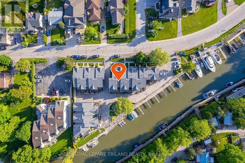 Excellent location front facing the river. - 4 - 5 River Road, Lambton Shores (Grand Bend), ON -  With View