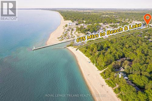 Closer to beach than any other riverfront condo! - 4 - 5 River Road, Lambton Shores (Grand Bend), ON - Outdoor With Body Of Water With View