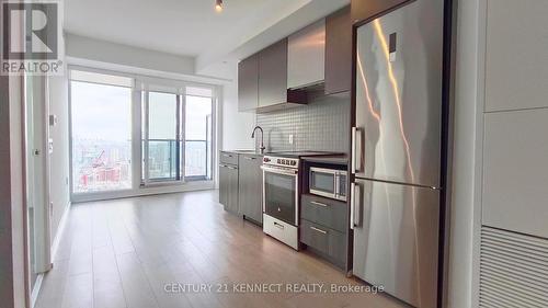 4812 - 251 Jarvis Street, Toronto, ON - Indoor Photo Showing Kitchen With Stainless Steel Kitchen With Upgraded Kitchen